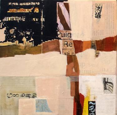 Original Abstract Collage by Elizabeth Stabler Riker Kolbe