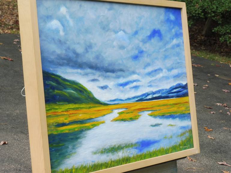 Original Impressionism Landscape Painting by Stan Sweeney