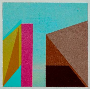 Original Abstract Architecture Paintings by Steven Papadopoulos