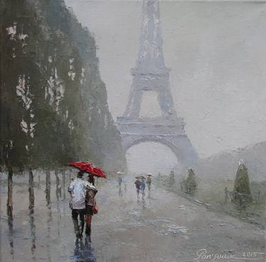 Rain in Paris thumb