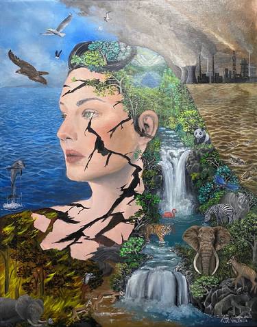 Print of Surrealism Nature Paintings by Luc Valencia