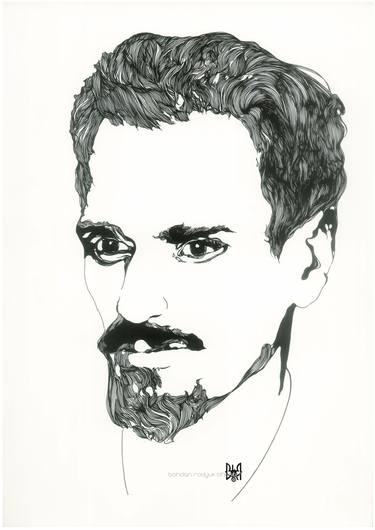 Print of Portraiture Men Drawings by Bohdan Rodyuk Chekan von Miller