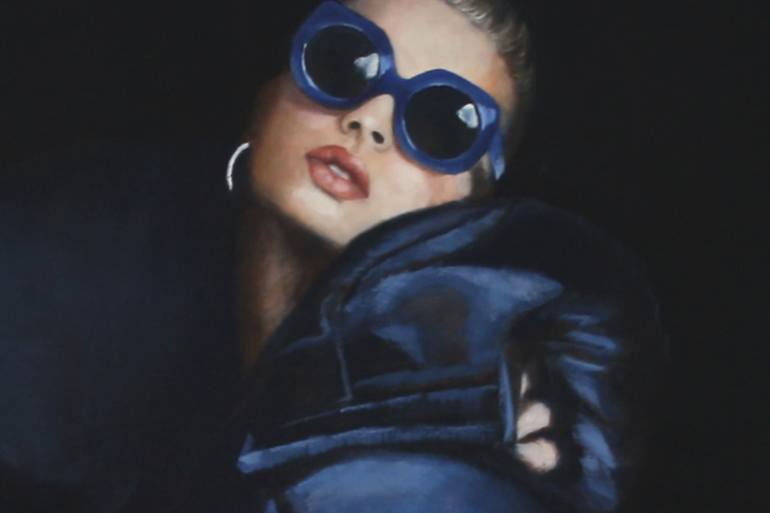Original Figurative People Painting by Art By Hercules
