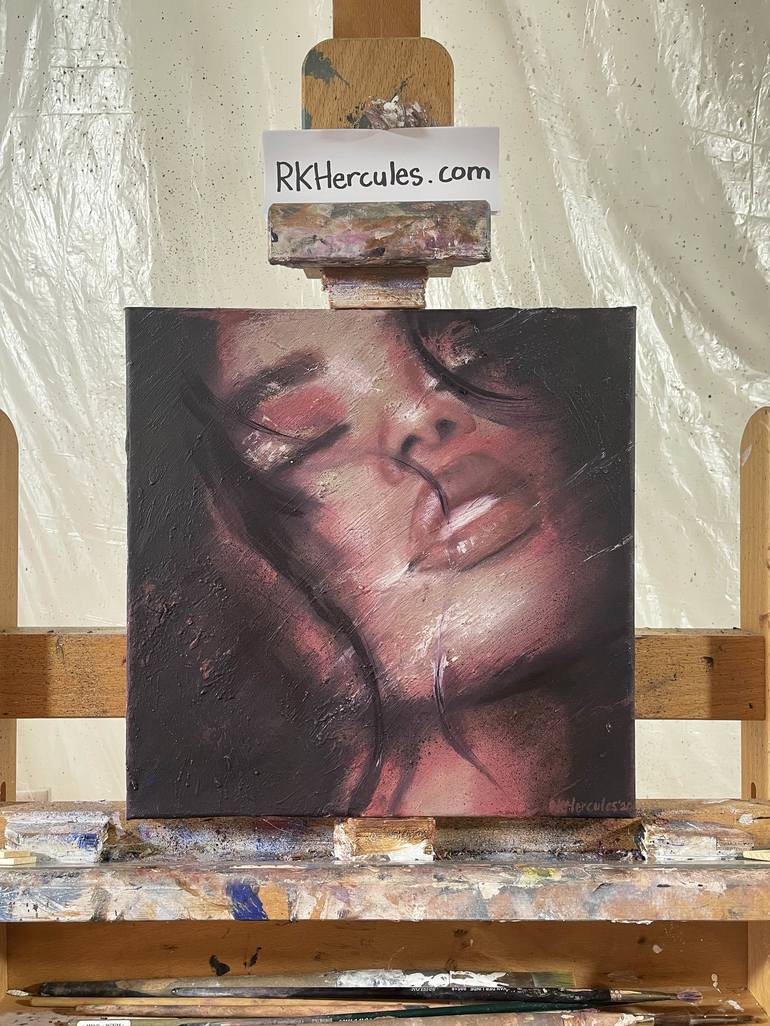 Original Portrait Painting by Art by Hercules