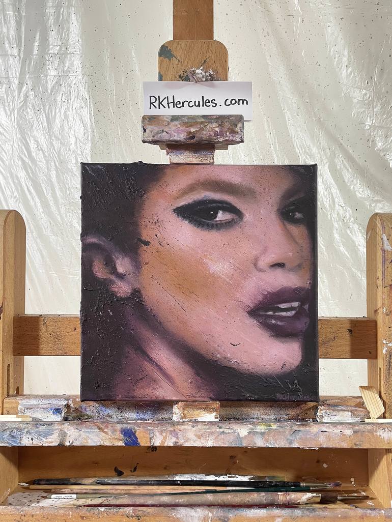 Original Portrait Painting by Art by Hercules