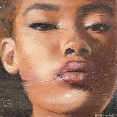 Original Fine Art Portrait Paintings by Art by Hercules