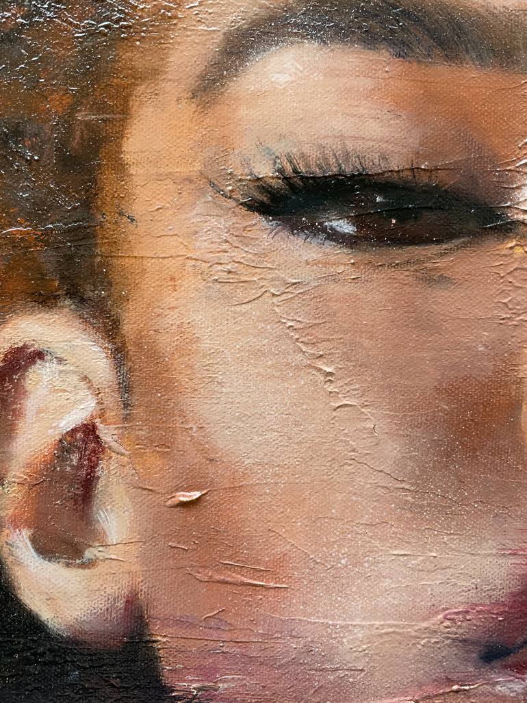 Original Expressionism People Painting by Art By Hercules