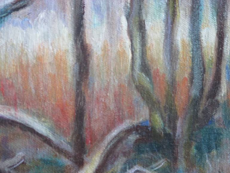 Original Expressionism Nature Painting by Pamela Mcmahon
