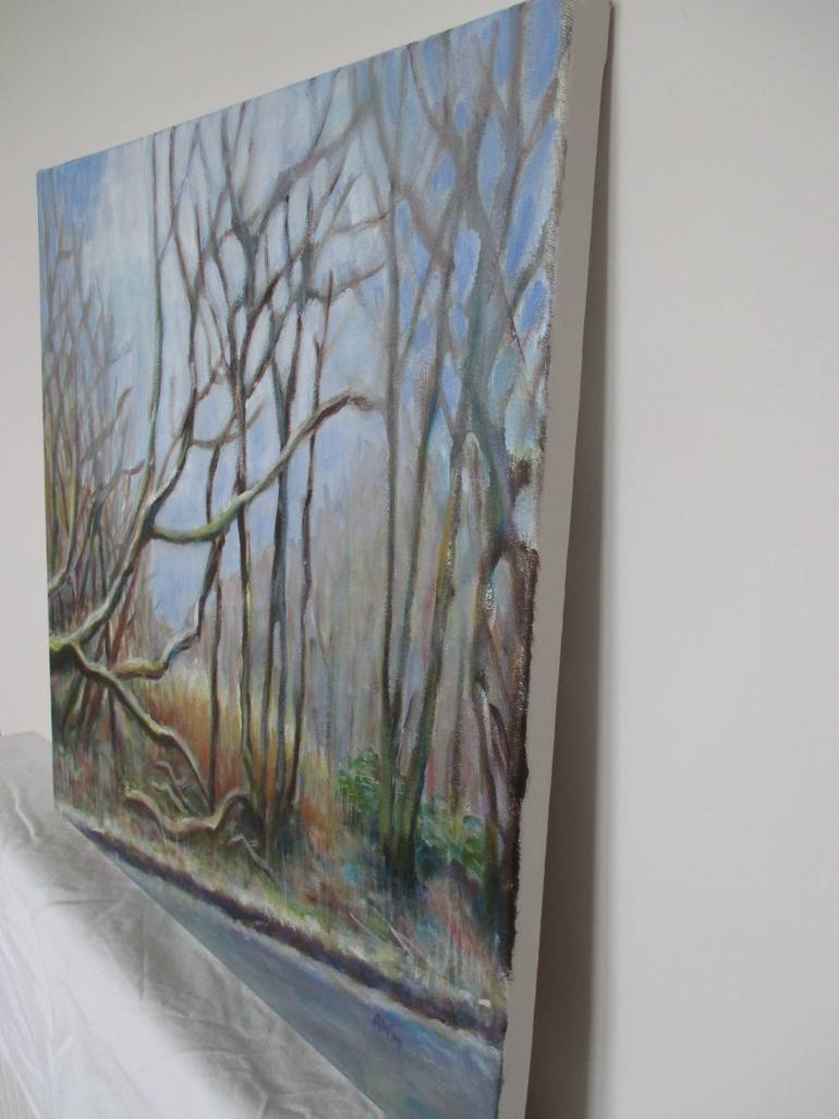 Original Expressionism Nature Painting by Pamela Mcmahon