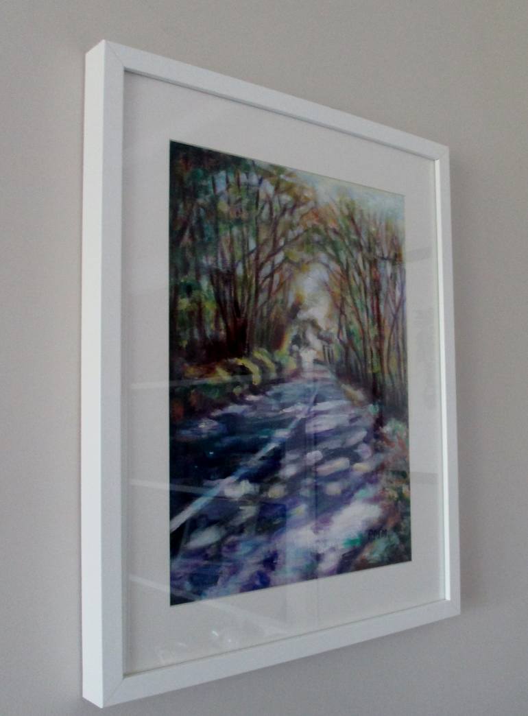 Original Expressionism Nature Painting by Pamela Mcmahon