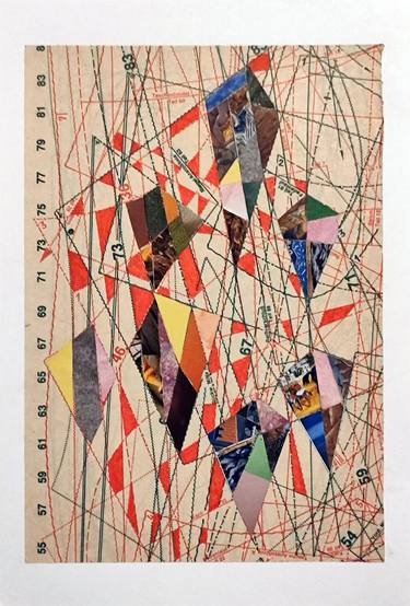 Print of Abstract Collage by Reggina Bouka