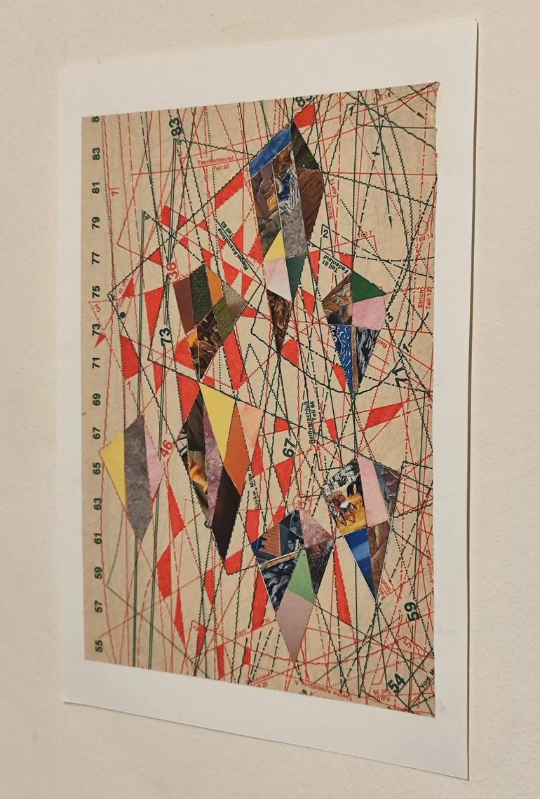 Original Abstract Collage by Reggina Bouka