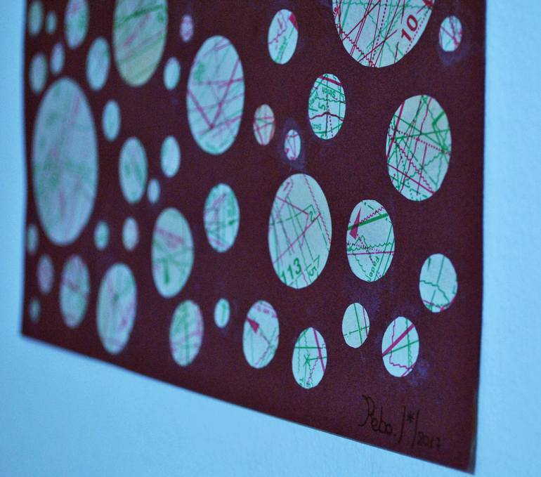 Original Abstract Collage by Reggina Bouka