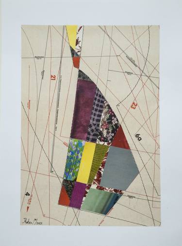 Print of Abstract Patterns Collage by Reggina Bouka