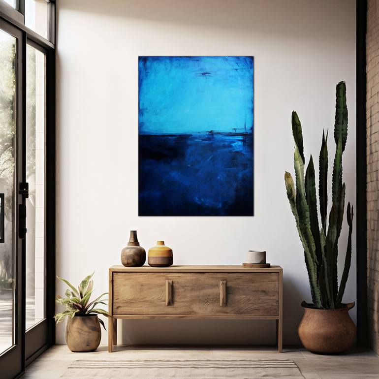 Original Color Field Painting Abstract Painting by Maja Gajewska