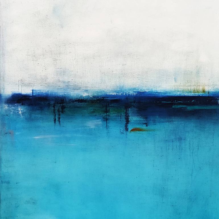 Original Color Field Painting Abstract Painting by Maja Gajewska
