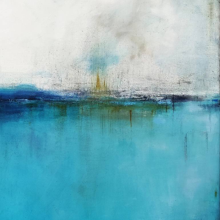 Original Color Field Painting Abstract Painting by Maja Gajewska