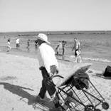 Beachgoers#20 by John Christenson