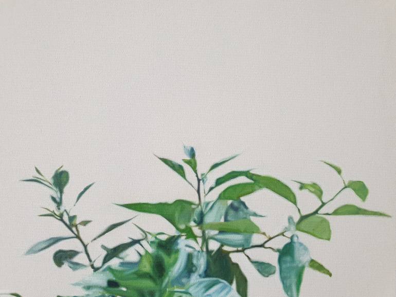 Original Photorealism Floral Painting by Iulian-Augustin Iftodiu