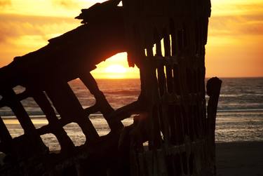Sunset Through Shipwreck thumb