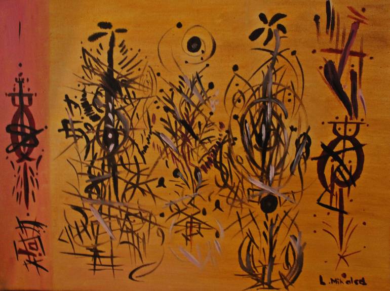 Original Abstract Landscape Painting by Laura Mihalca