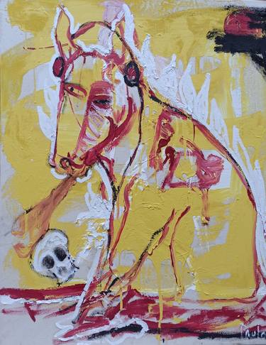 Print of Abstract Expressionism Animal Paintings by Paulo Herrera