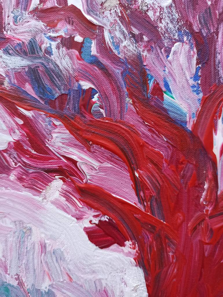 Original Abstract Expressionism Nature Painting by Paulo Herrera