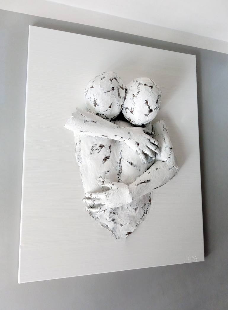 Original 3d Sculpture Love Mixed Media by Gaya Lastovjak