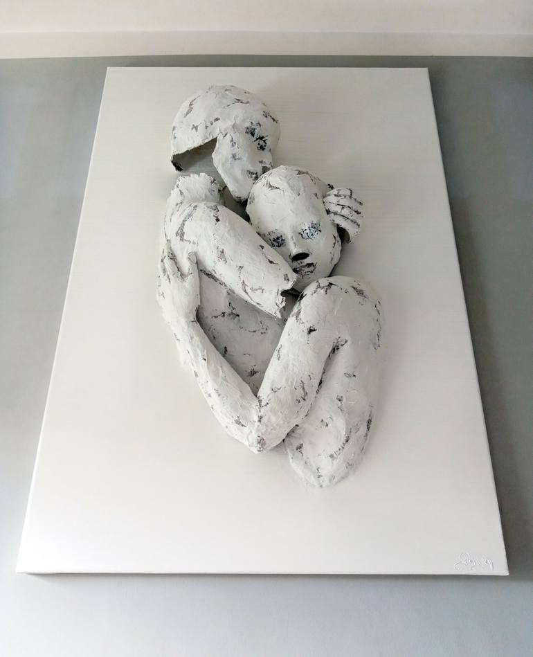 Original 3d Sculpture Love Mixed Media by Gaya Lastovjak