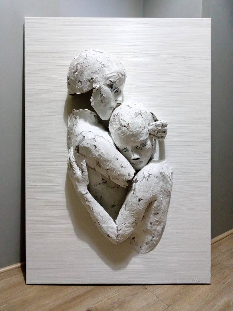 Original Contemporary Love Mixed Media by Gaya Lastovjak