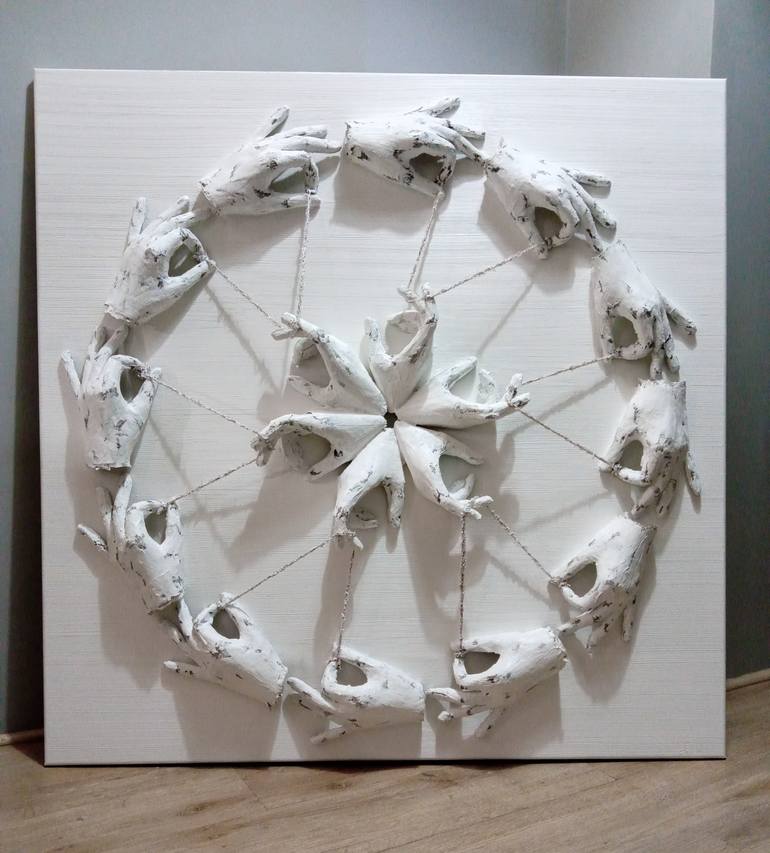Original Contemporary Geometric Mixed Media by Gaya Lastovjak