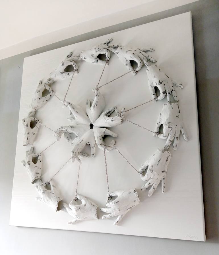Original Contemporary Geometric Mixed Media by Gaya Lastovjak