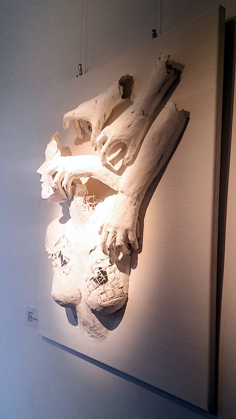 Original Contemporary Women Mixed Media by Gaya Lastovjak