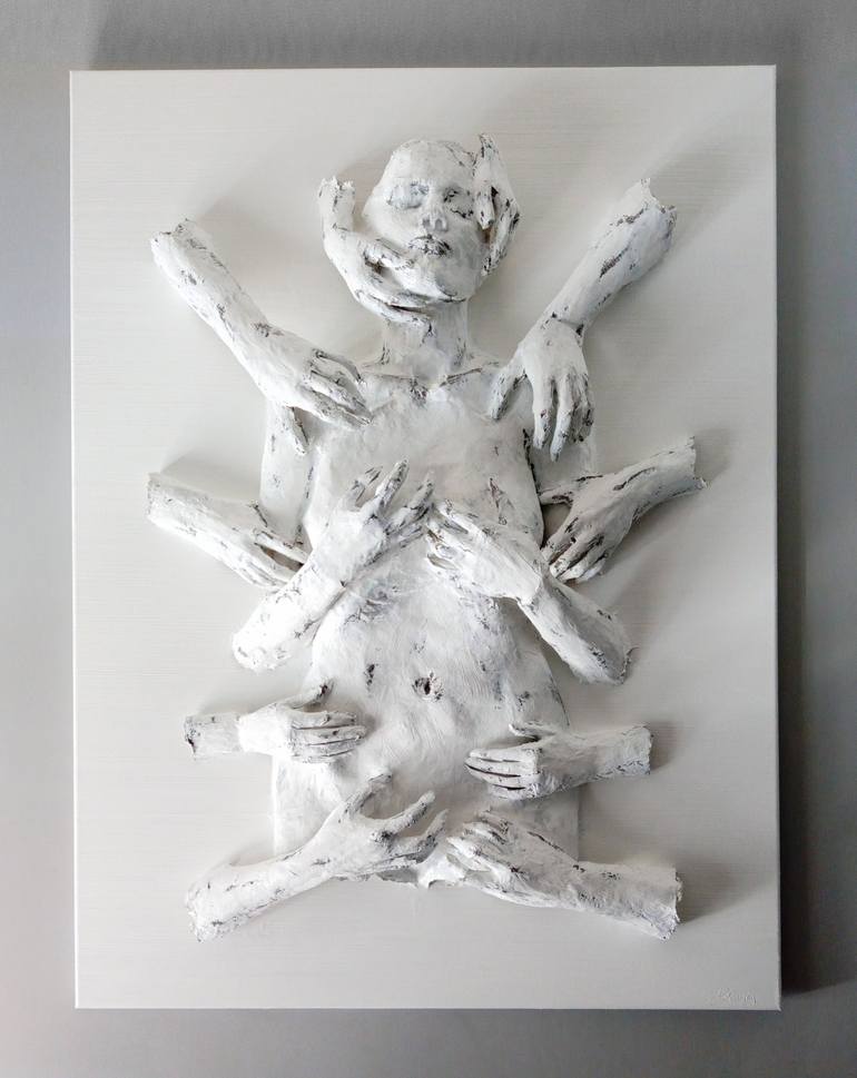 Original 3d Sculpture Women Mixed Media by Gaya Lastovjak
