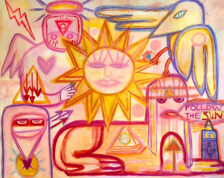 Original Street Art Graffiti Painting by Ana Oro