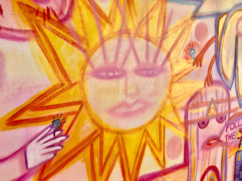 Original Street Art Graffiti Painting by Ana Oro