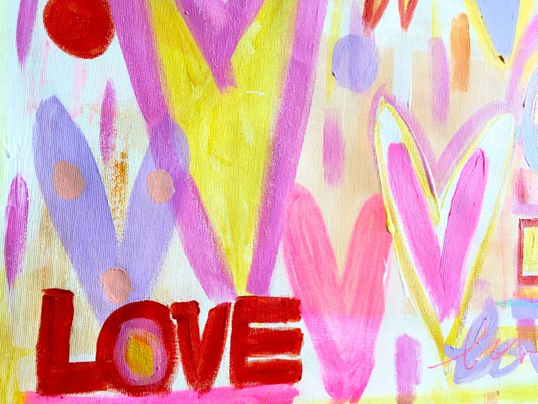 Original Pop Art Love Painting by Ana Oro
