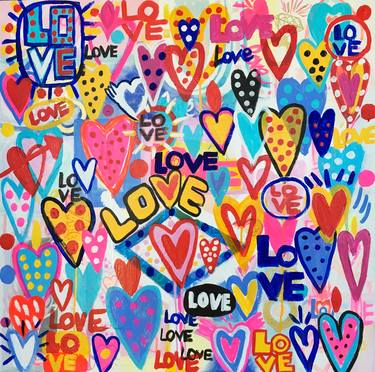 Print of Pop Art Love Paintings by Ana Oro