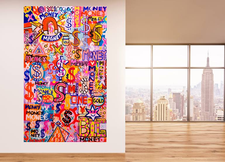 Original Abstract Pop Culture/Celebrity Painting by Ana Oro