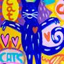 Cats Rule!
Love & Cats, for Cats Lovers :)
Unstretched ( extra canvas for stretching )
Painted sides, so once stretched, there is no need for framing
Signed on the back