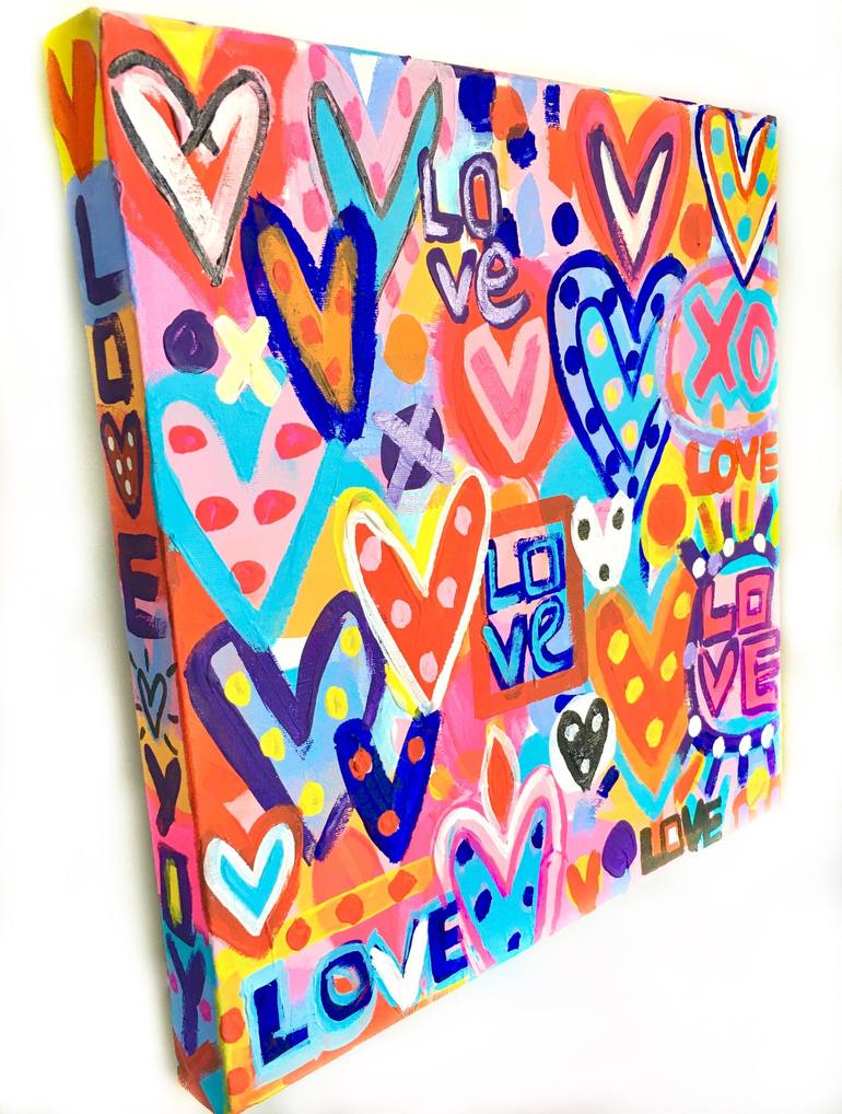 Original Modern Love Painting by Ana Oro