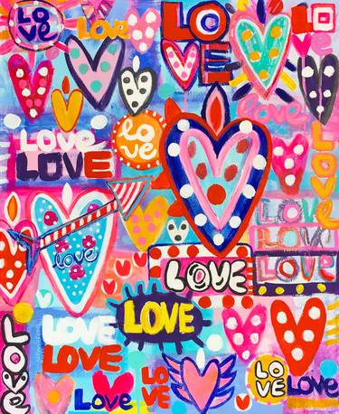 Print of Love Paintings by Ana Oro