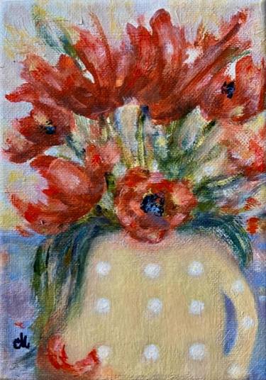 Original Impressionism Still Life Paintings by Cristina Mihailescu