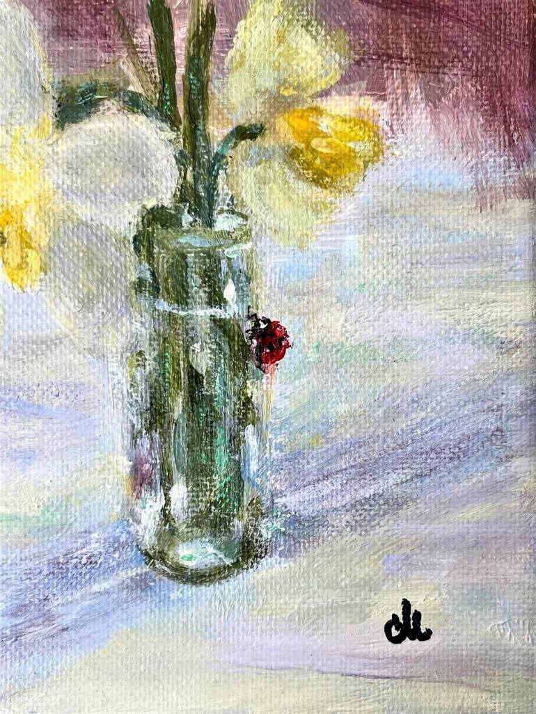 Original Impressionism Still Life Painting by Cristina Mihailescu