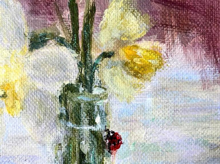 Original Impressionism Still Life Painting by Cristina Mihailescu