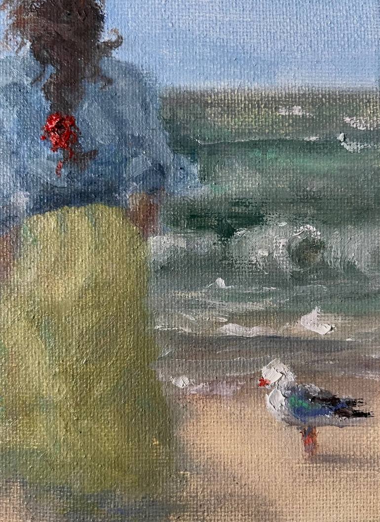 Original Figurative Seascape Painting by Cristina Mihailescu