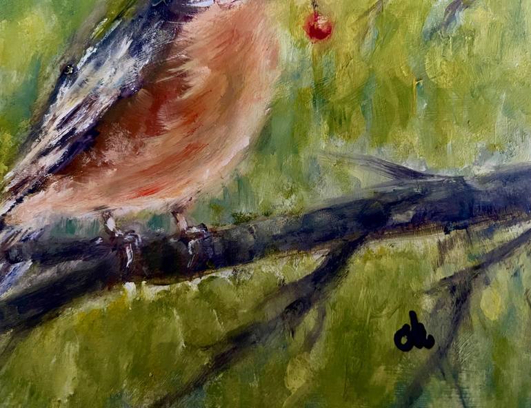 Original Impressionism Animal Painting by Cristina Mihailescu