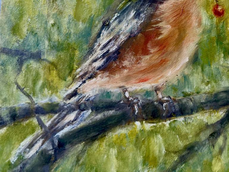 Original Impressionism Animal Painting by Cristina Mihailescu