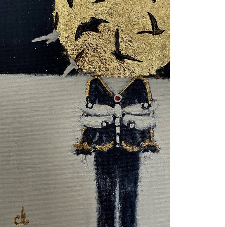 Original Abstract Expressionism Abstract Mixed Media by Cristina Mihailescu