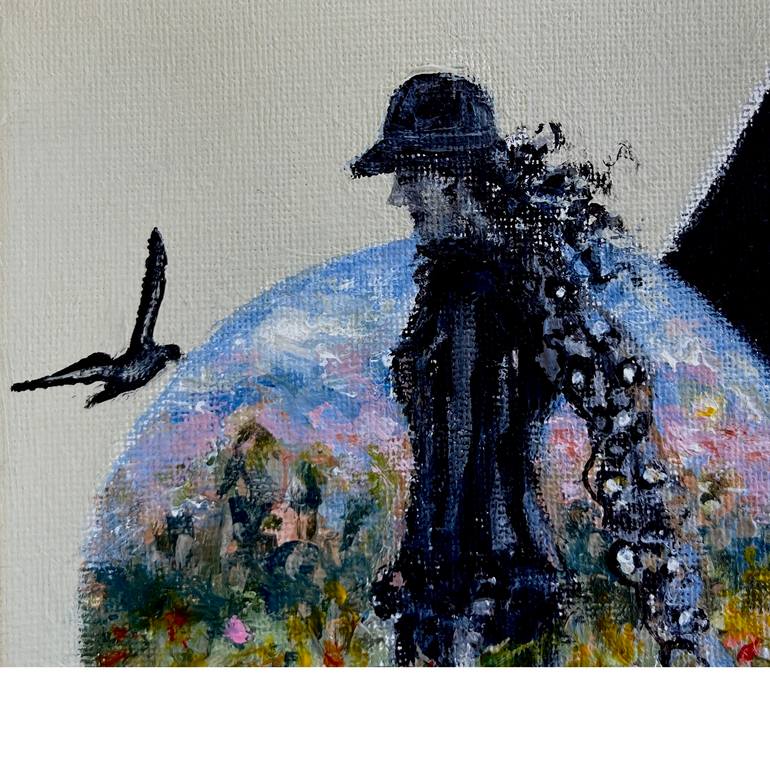 Original Conceptual Women Painting by Cristina Mihailescu